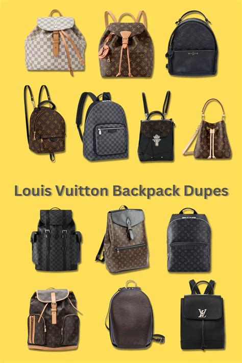 louis vuitton lock me backpack dupe